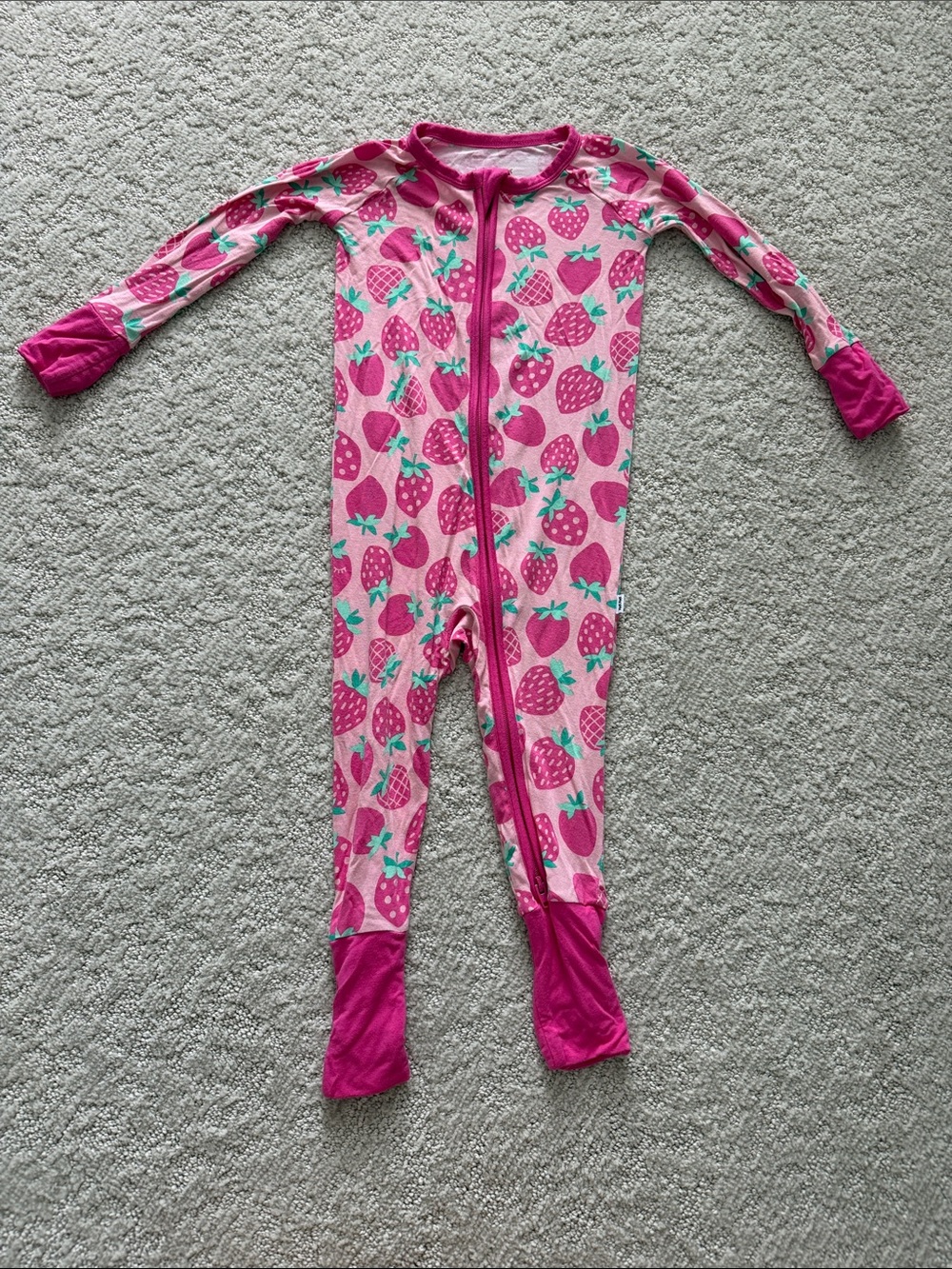 Little Sleepies Sweet Strawberries Zippy